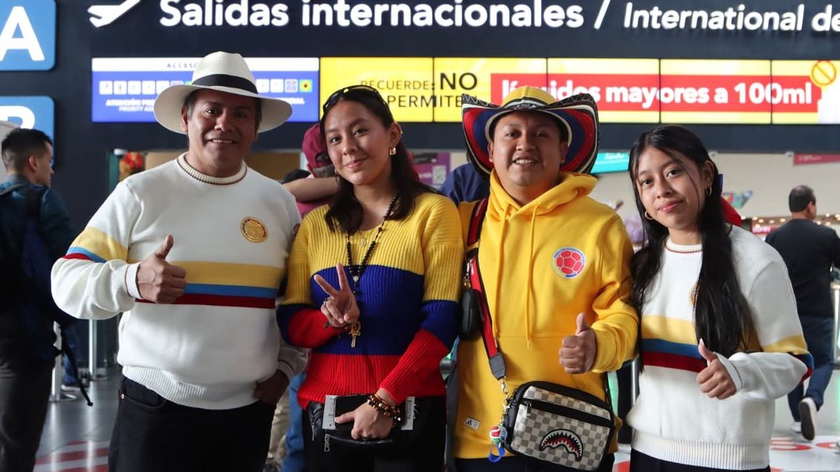 Viajeros colombianos