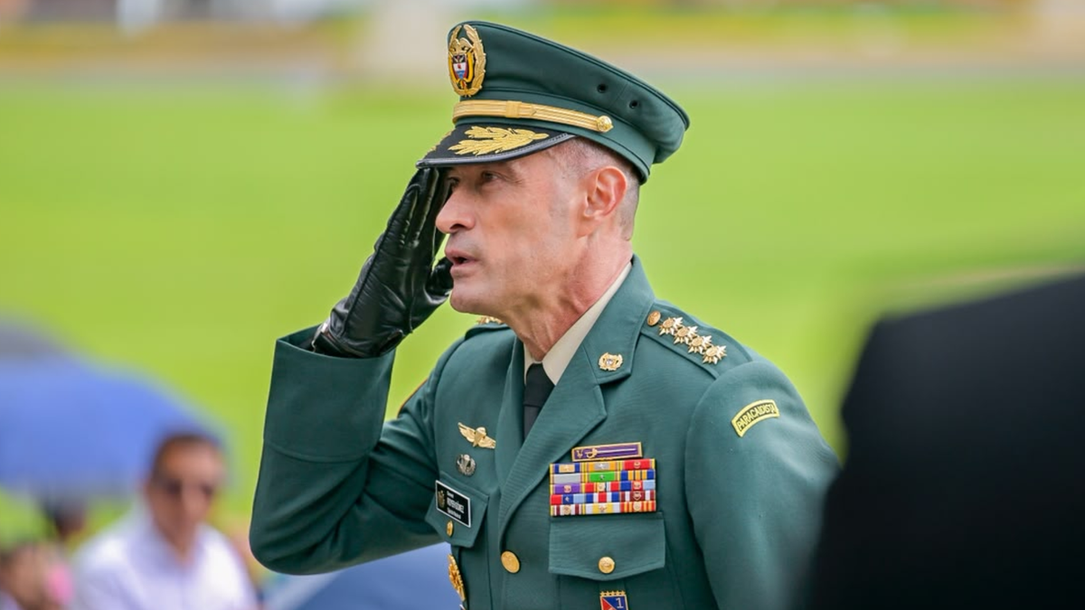 General Royer Gómez Herrera, comandante del Ejército Nacional.