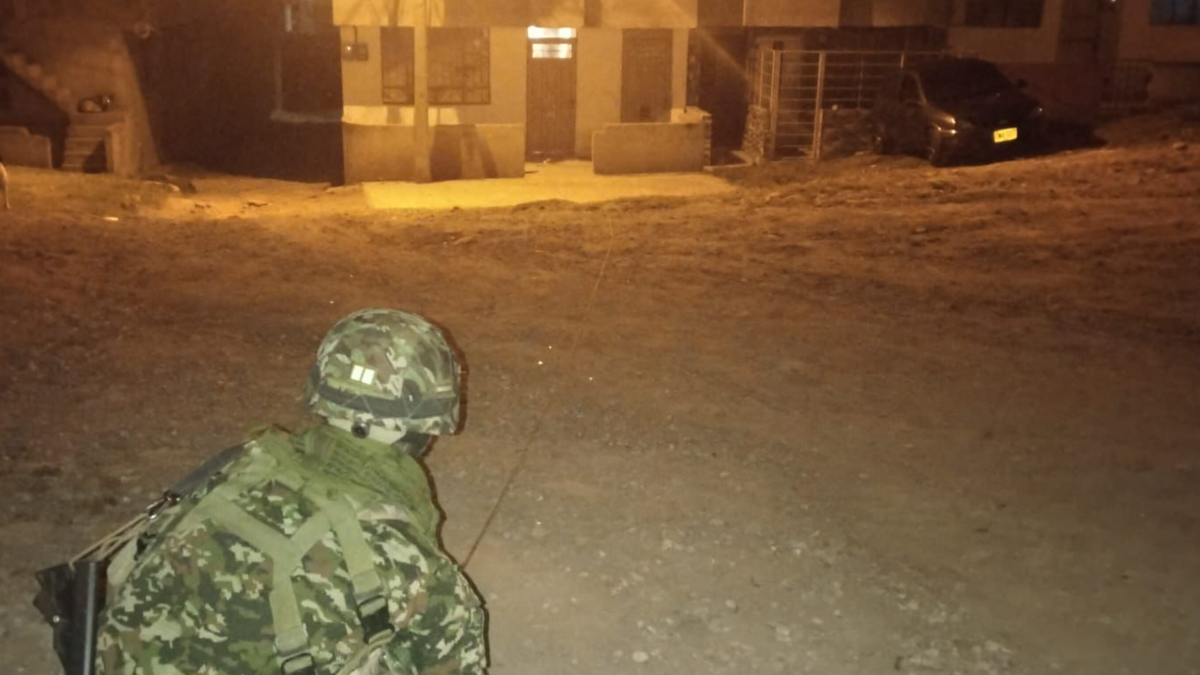 Tropas del Ejército Nacional en Ipiales, Nariño.