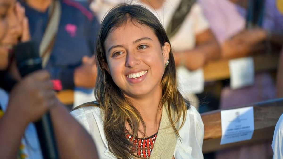 Antonella relató además algunos momentos personales que ha vivido como fan del jugador, como dibujos, cartas y detalles que, según dijo, le ha hecho llegar en distintas ocasiones.
