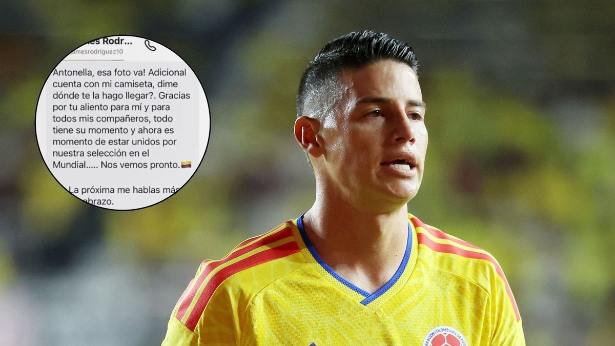 El jugador agradeció a la joven por el apoyo.