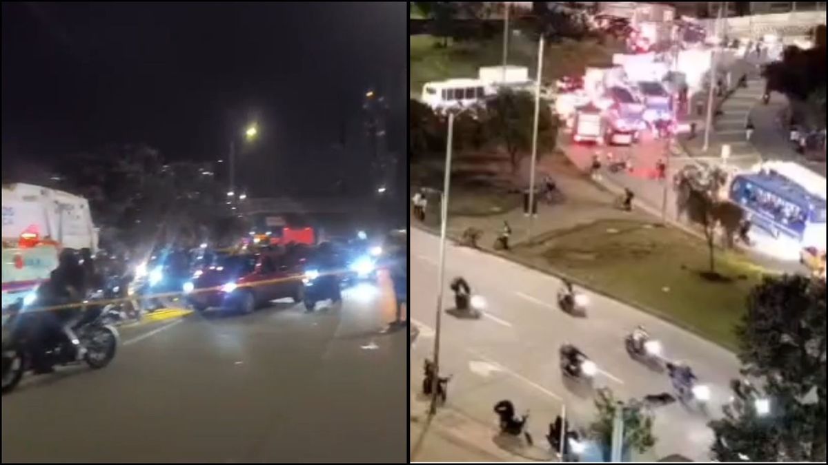 Motociclistas bloquean la Autopista Sur de Bogotá por operativo de la Alcaldía.