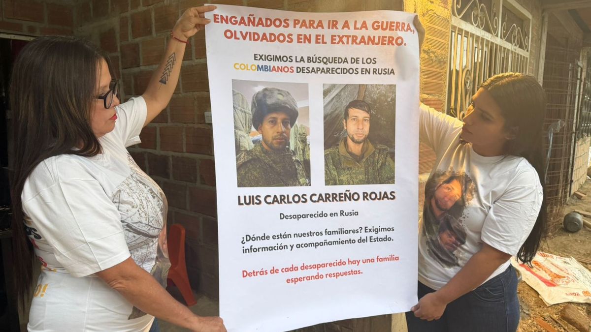 Familias de Santander buscan respuestas por exmilitares desaparecidos en la guerra entre Rusia y Ucrania.