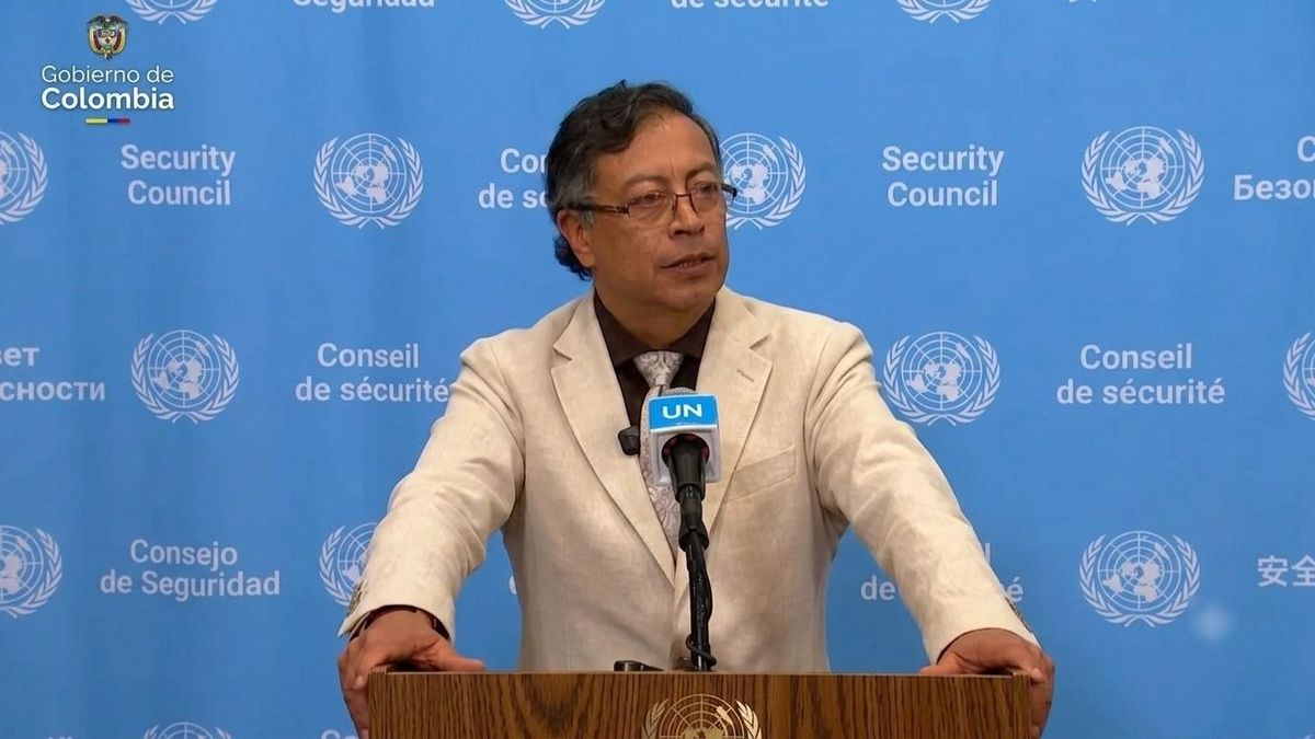 Presidente Gustavo Petro, en Naciones Unidas.