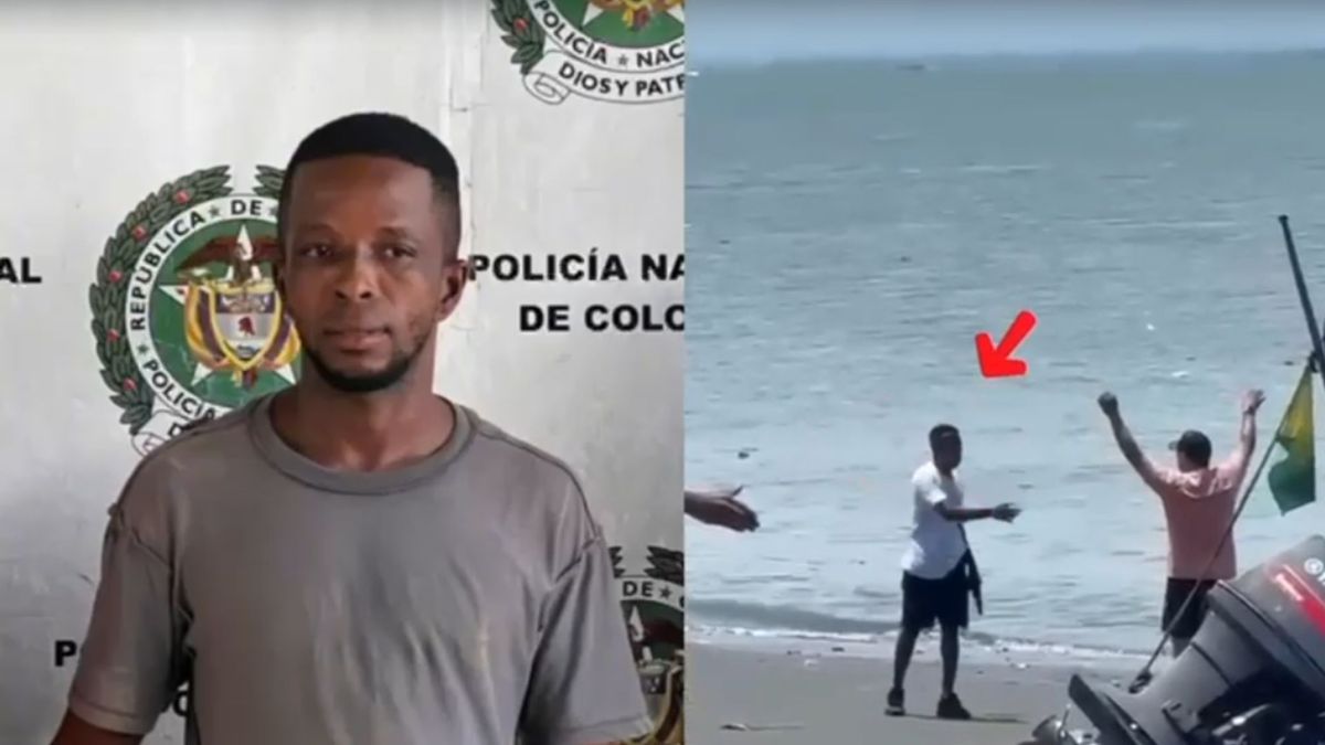 El detenido sería el hombre que se llevó a la fuerza al turista en La Bocana.
