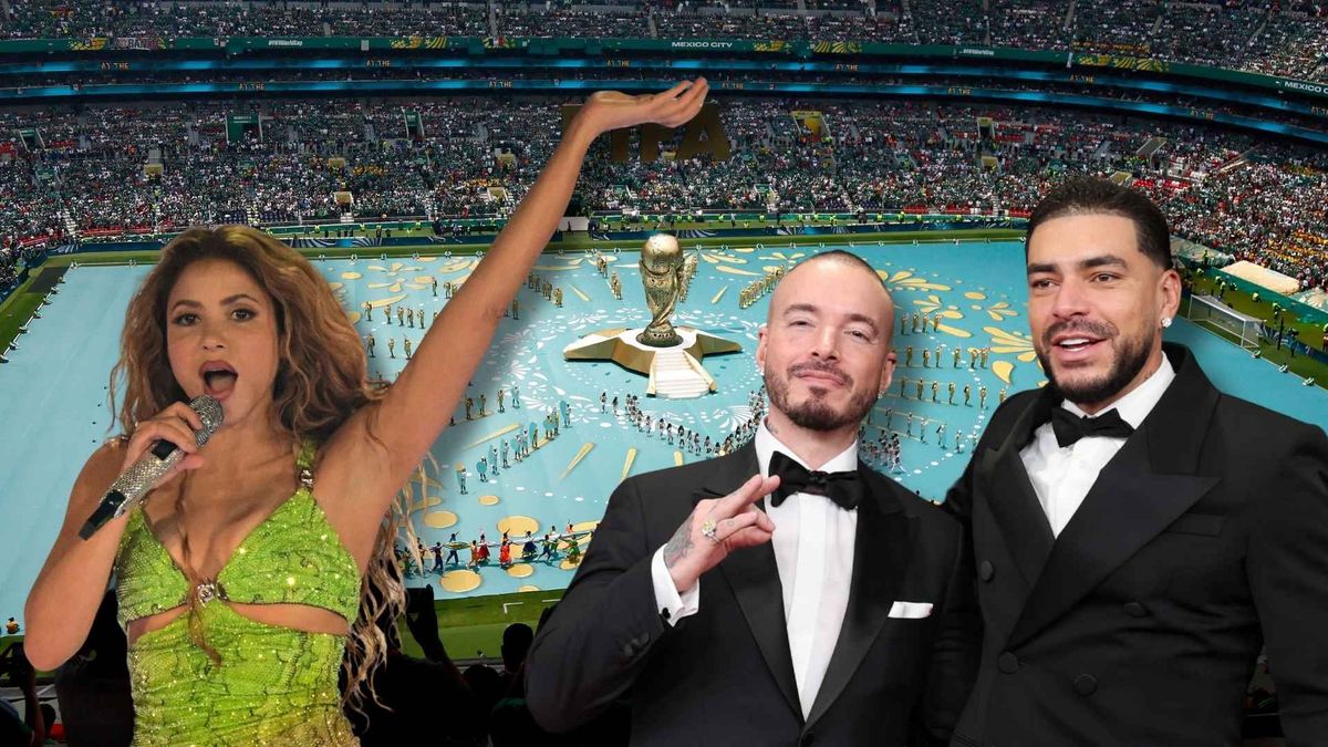 Shakira, J Balvin y Ryan Castro en el Mundial 2026.