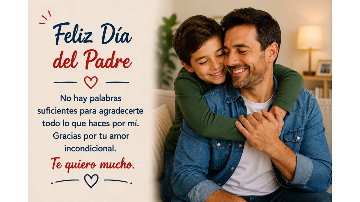 Las palabras de agradecimiento cobran protagonismo en esta imagen creada para homenajear durante la fecha especial.
