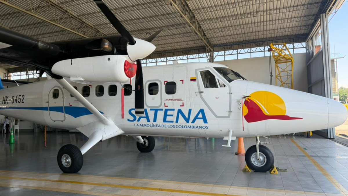 Avión Twin Otter de Satena.
