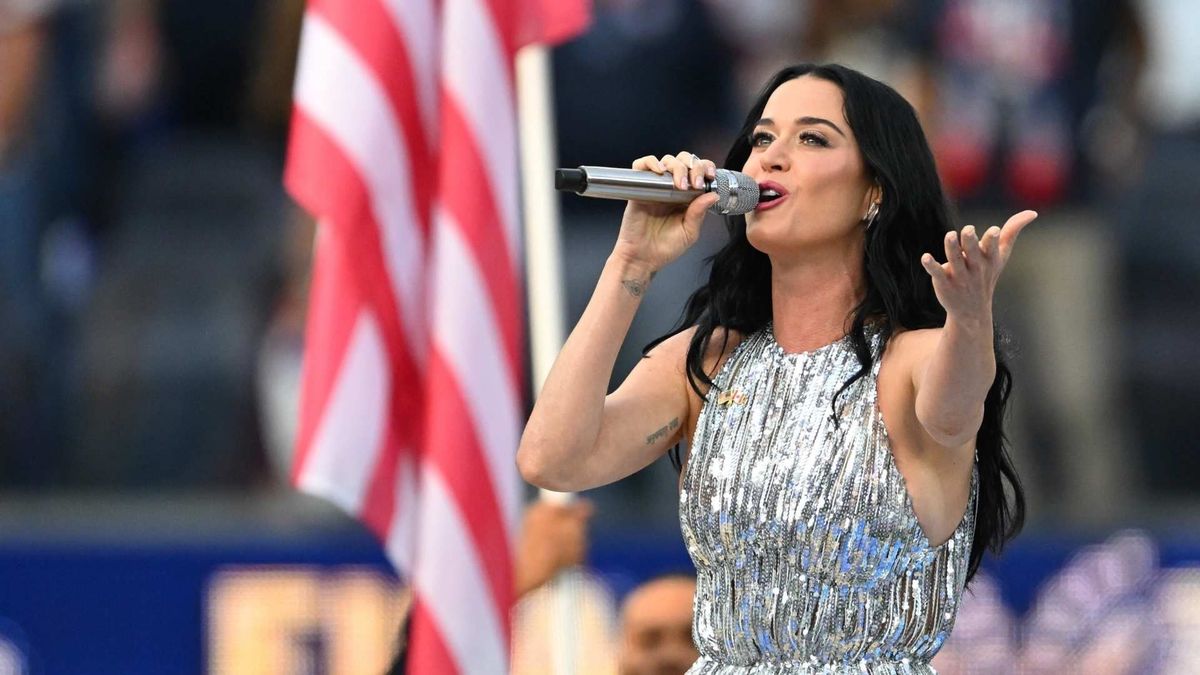 Katy Perry cerró la ceremonia inaugural de Estados Unidos en el Mundial 2026 junto al joven artista noruego Tius Luka.