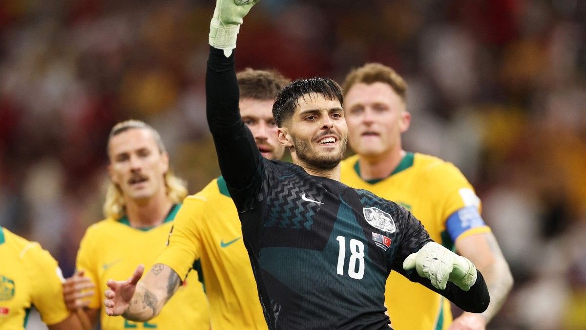 Australia celebra el triunfo ante Turquía por la Copa del Mundo