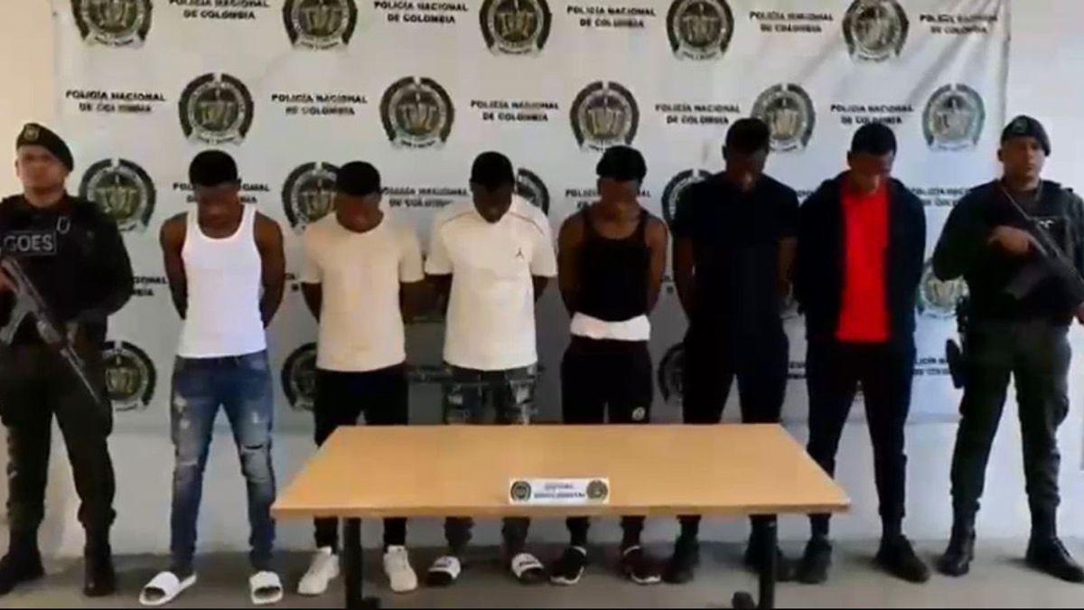 Captura de seis presuntos integrantes del grupo delincuencial