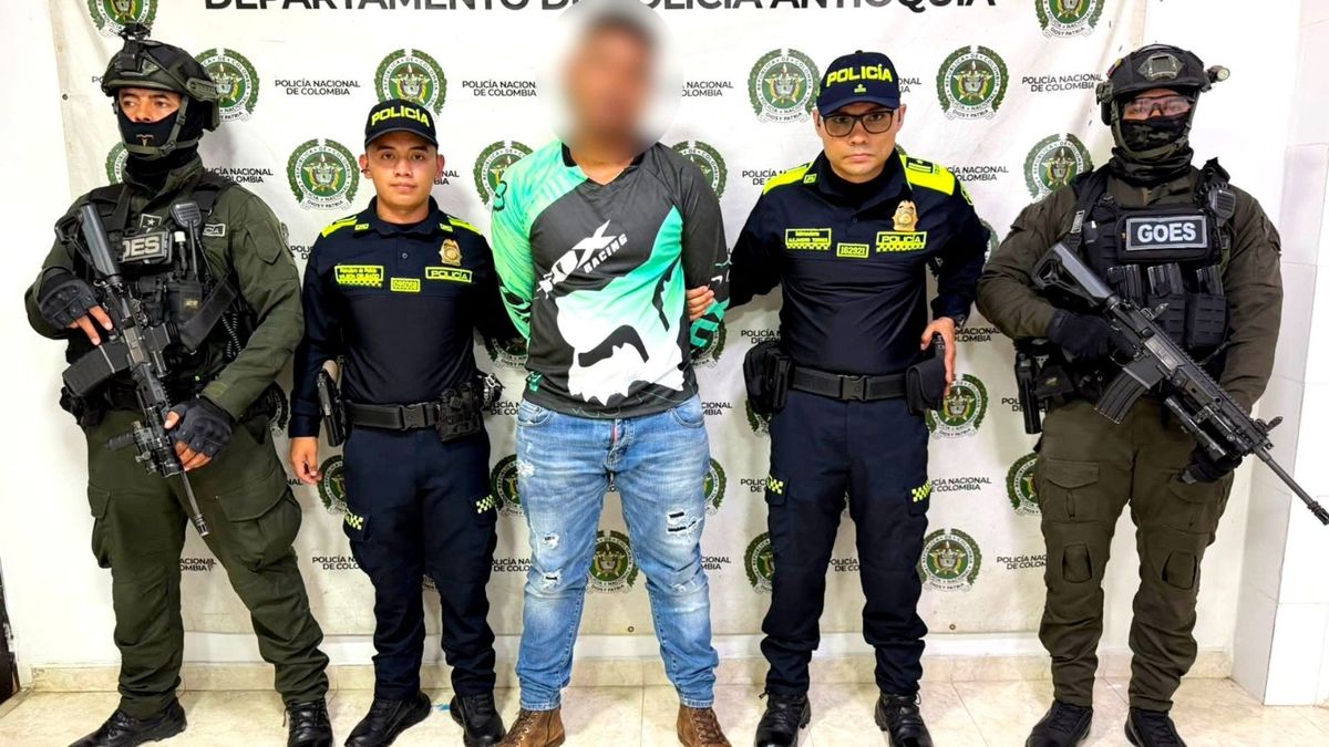 Captura de presunto explosivista en Antioquia