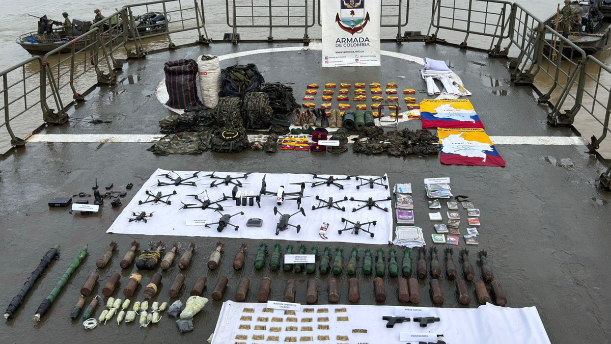 Explosivos de las disidencias de 'Mordisco' en Cauca.