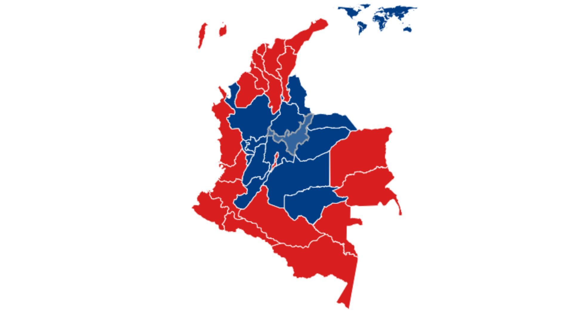 La población se dividió en zona central y zona periferia.