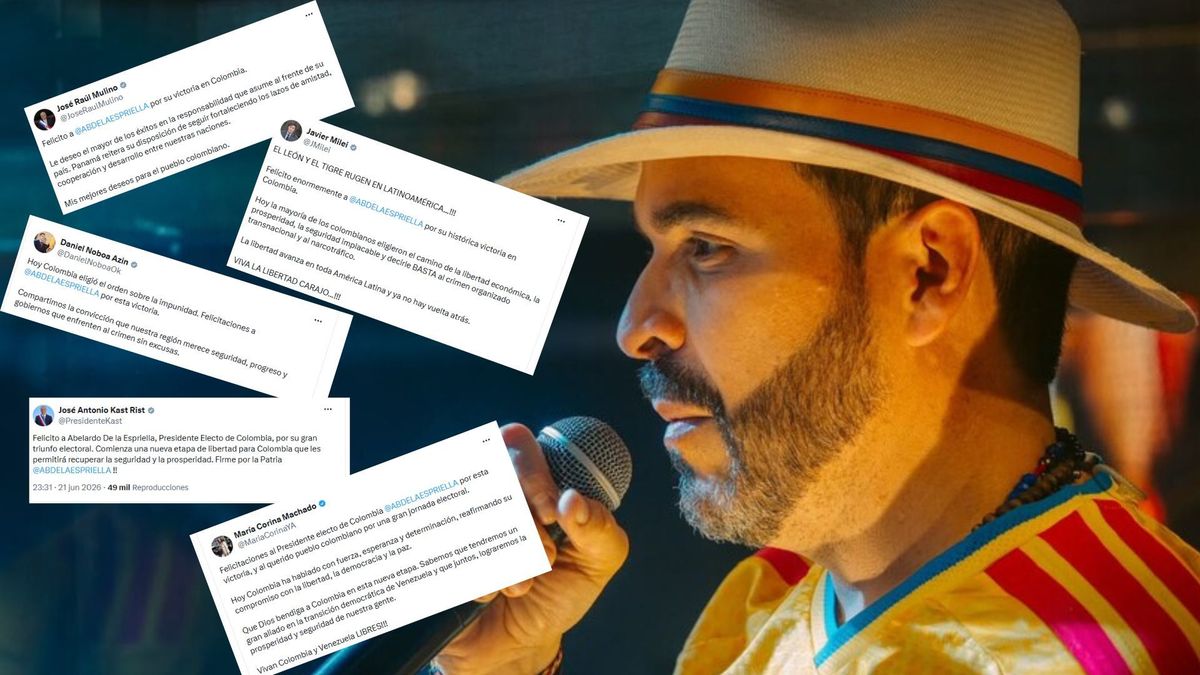 El candidato fue felicitado por mandatarios de la región.