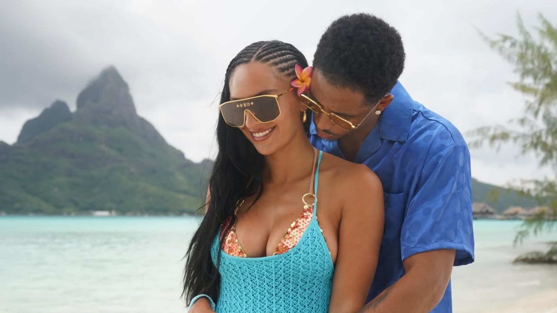 Cordell Broadus, empresario y diseñador estadounidense, apareció con la camiseta de Colombia en una publicación familiar.