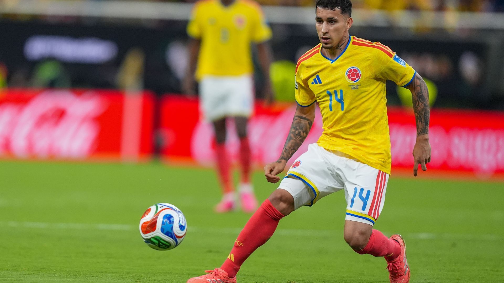Gustavo Puerta fue figura en el partido ante RD Congo.