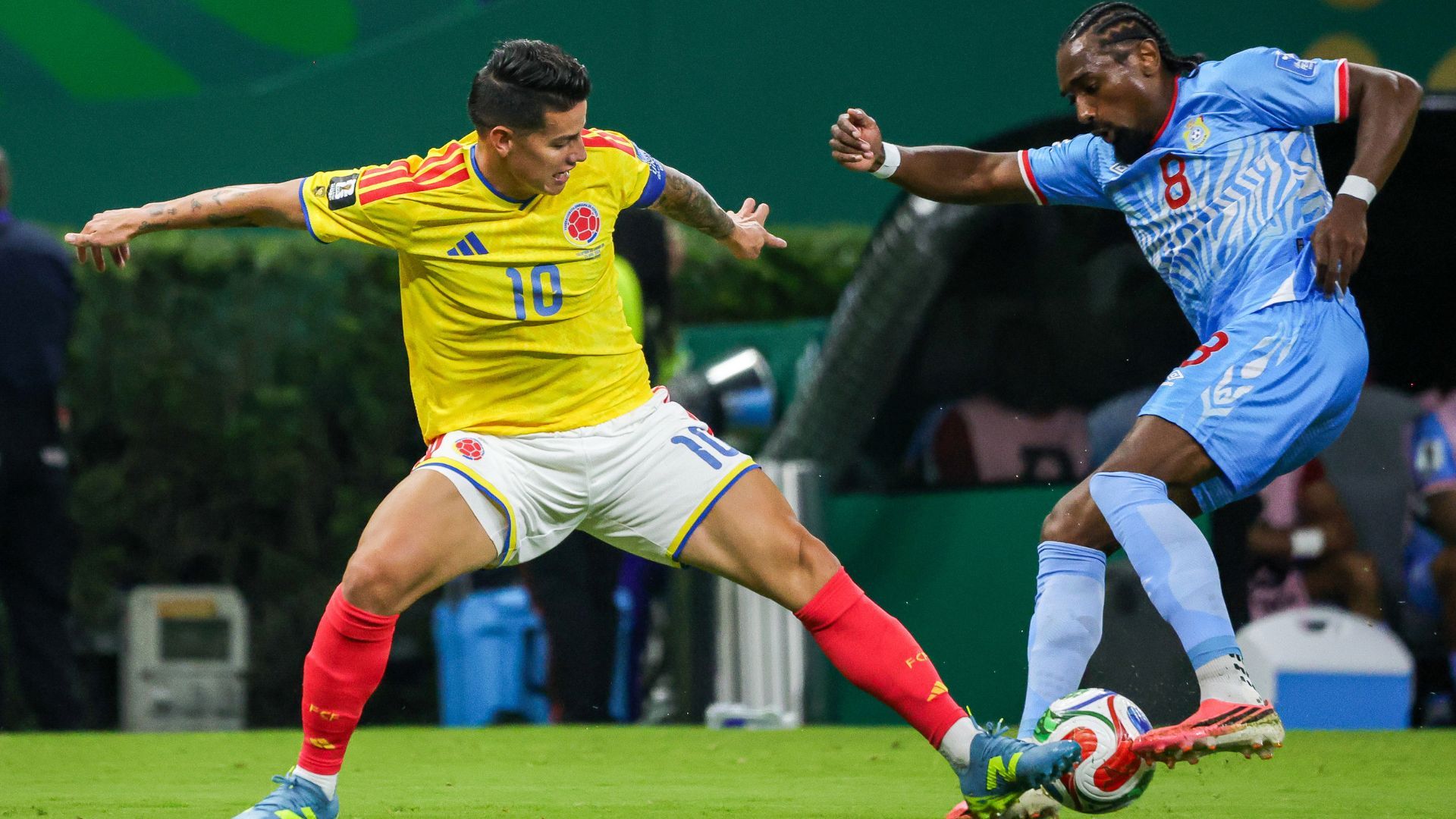 El colombiano jugó 53 minutos en el segundo partido de Colombia.