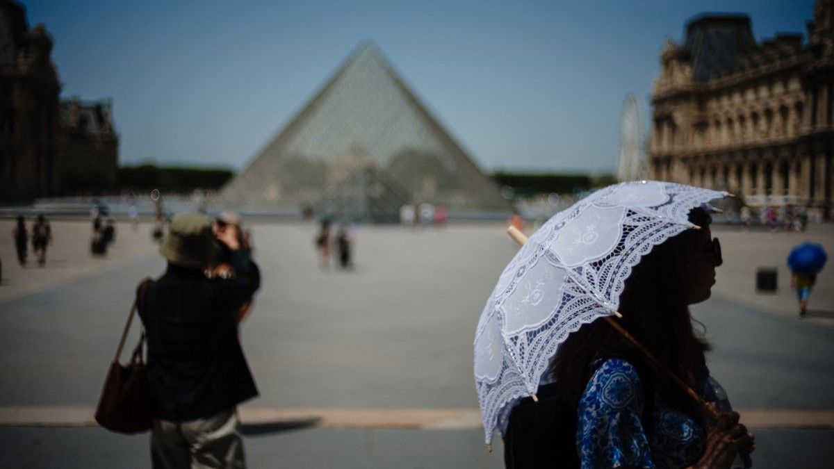 Ola de calor en París, Francia