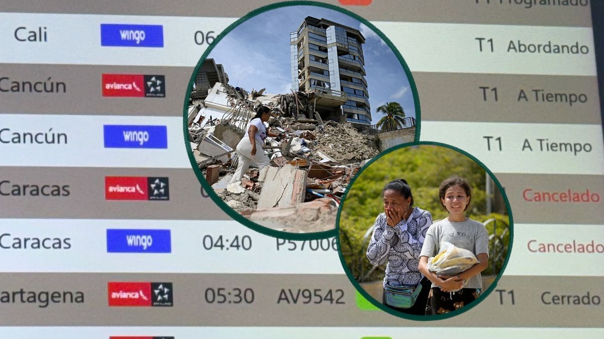 Sismo en Venezuela obliga a cancelación de vuelos entre Bogotá y Caracas.