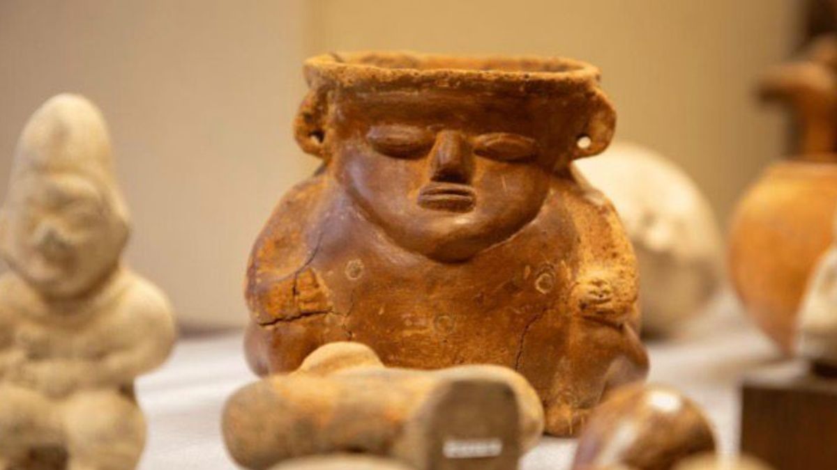 Pieza arqueológica de Colombia