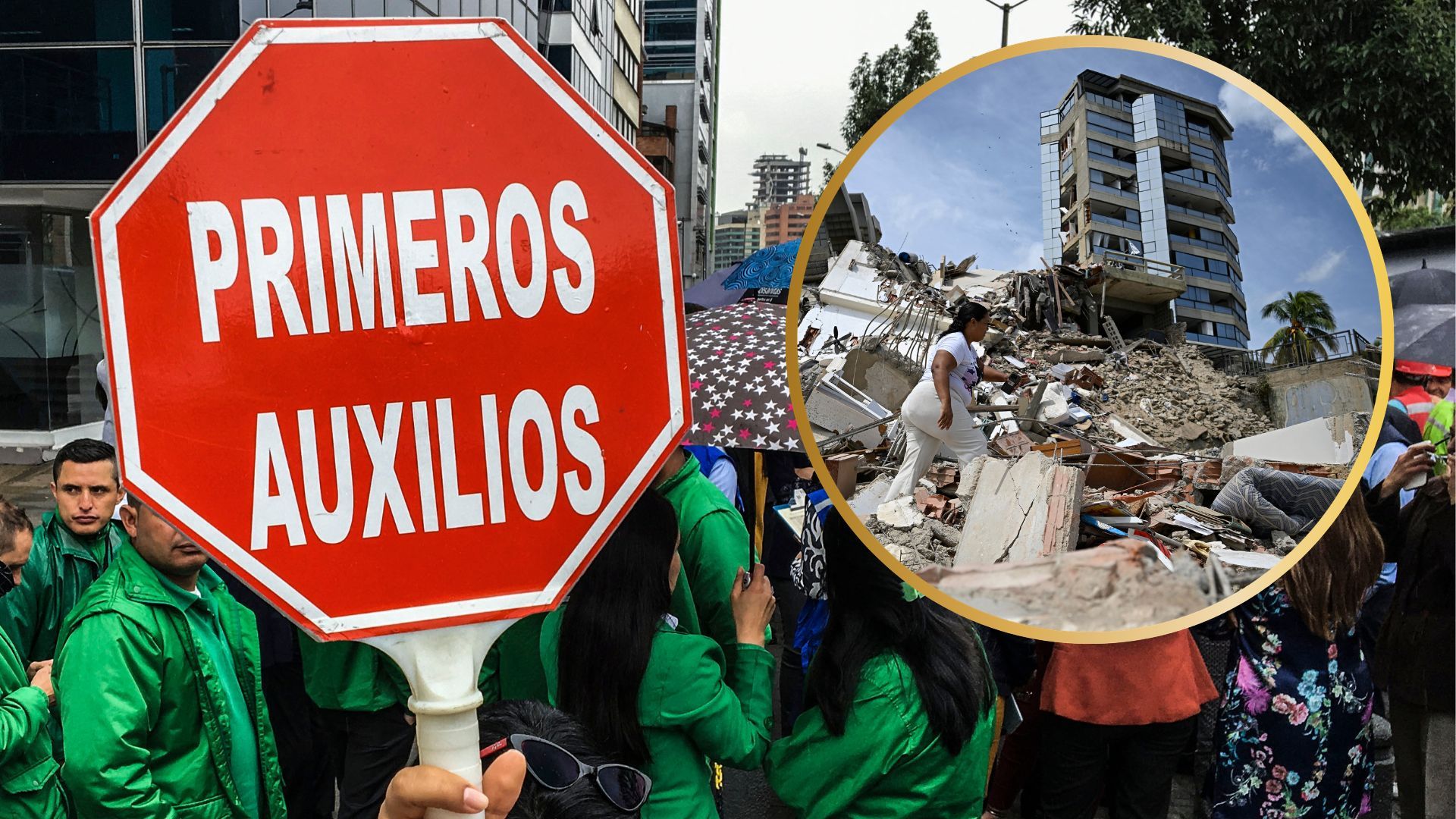 Simulacro de terremoto en Bogotá, con imágenes del reciente sismo en Caracas.