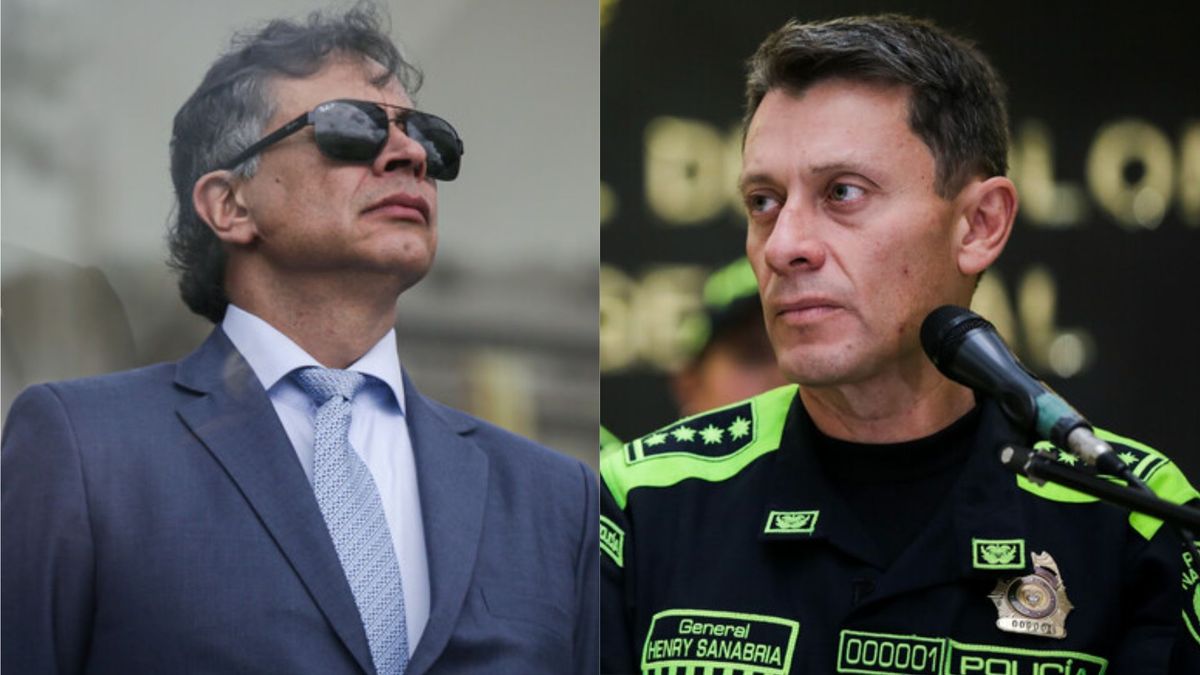 Gustavo Petro y general retirado Henry Sanabria