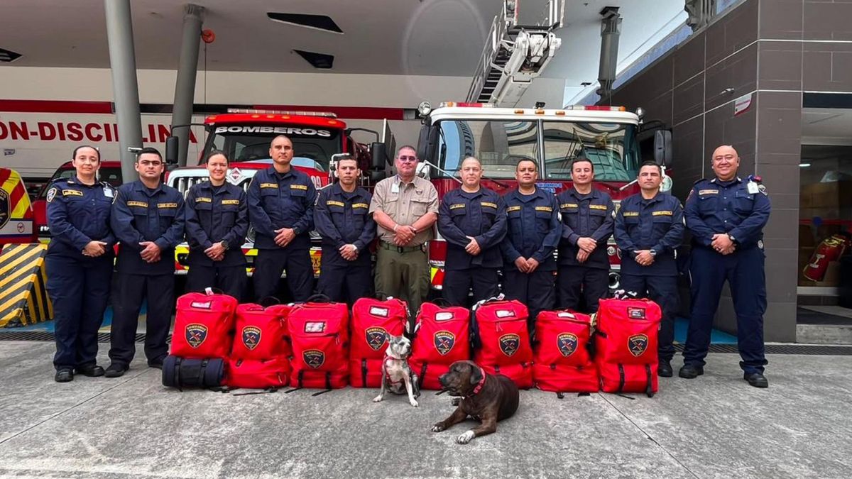 Bomberos Envigado, unidades que van para Venezuela