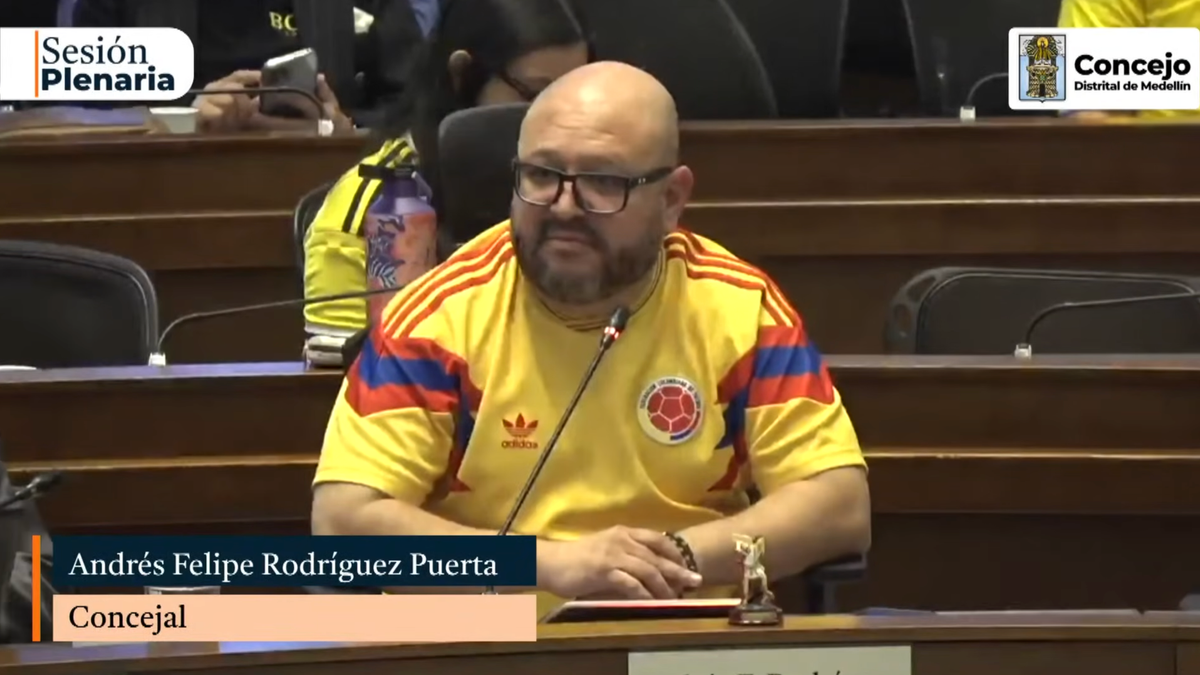Andrés Rodríguez Puerta, Concejal de Medellín
