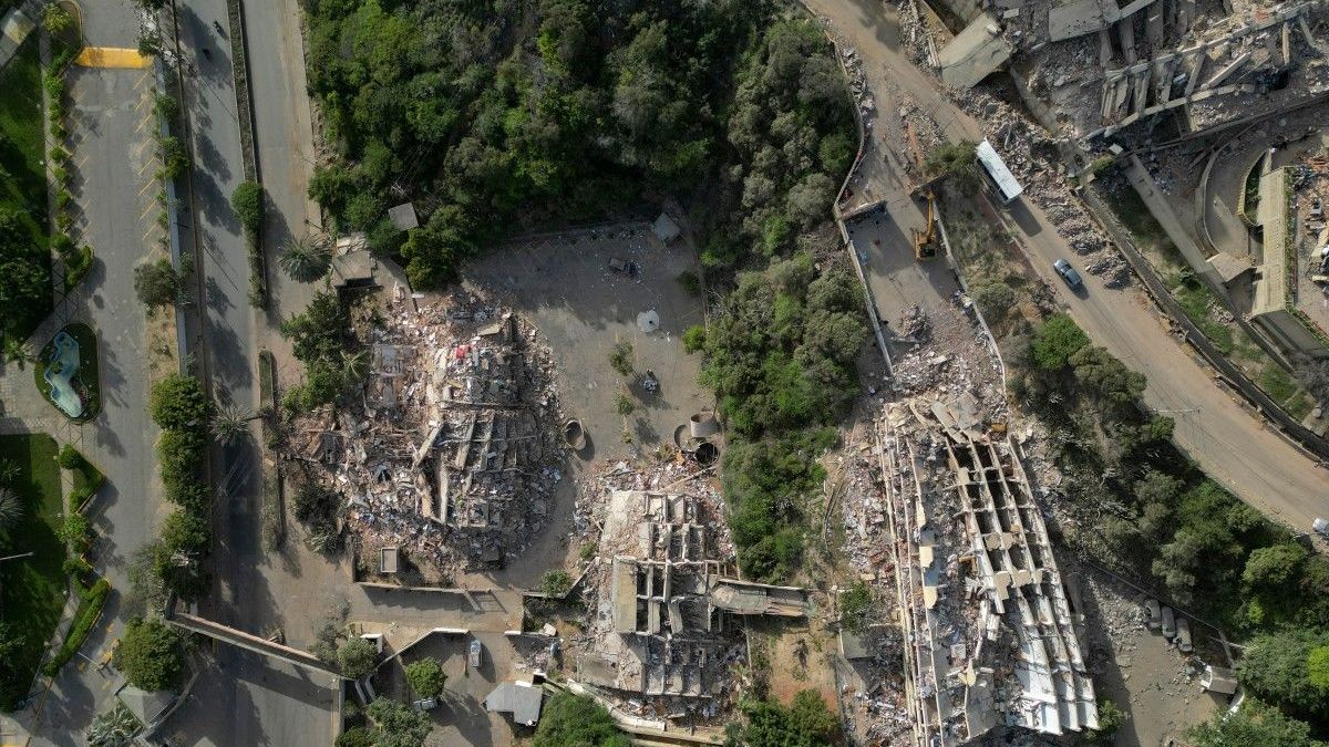 Vista aérea terremotos en Venezuela