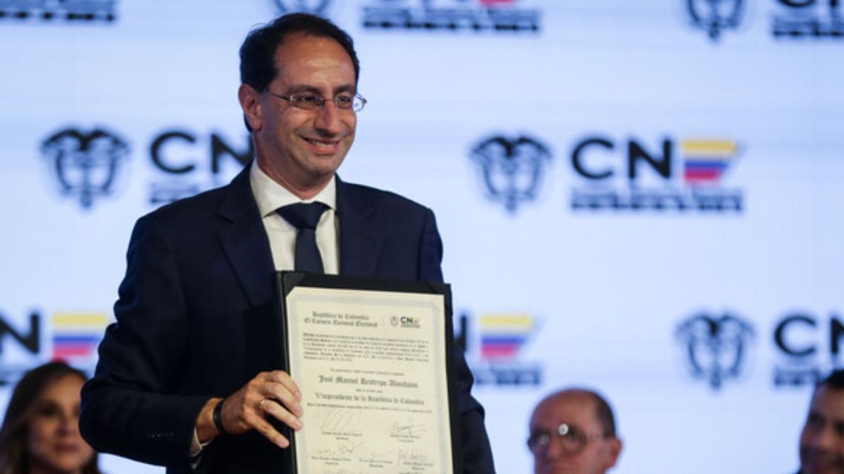 José Manuel Restrepo, vicepresidente de Colombia 2026 - 2030.