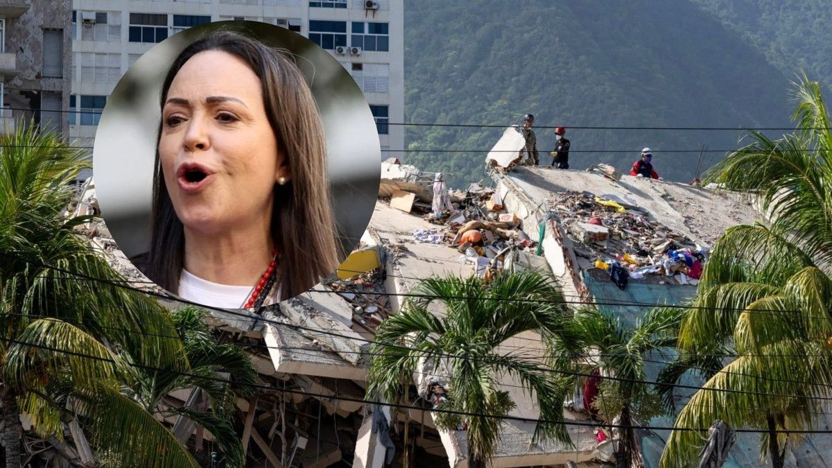 María Corina Machado y los terremotos en Venezuela