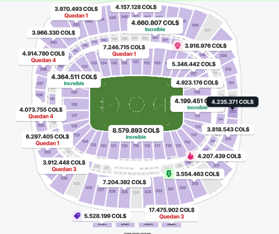 Precios partido