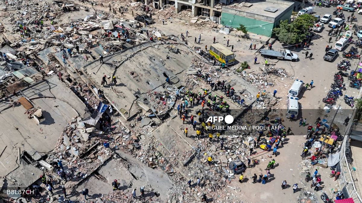 Edificios destruidos terremotos en Venezuela