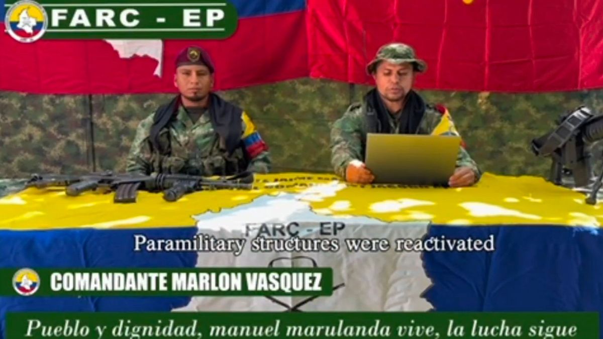 Alias Marlon, cabecilla de las disidencias de las Farc