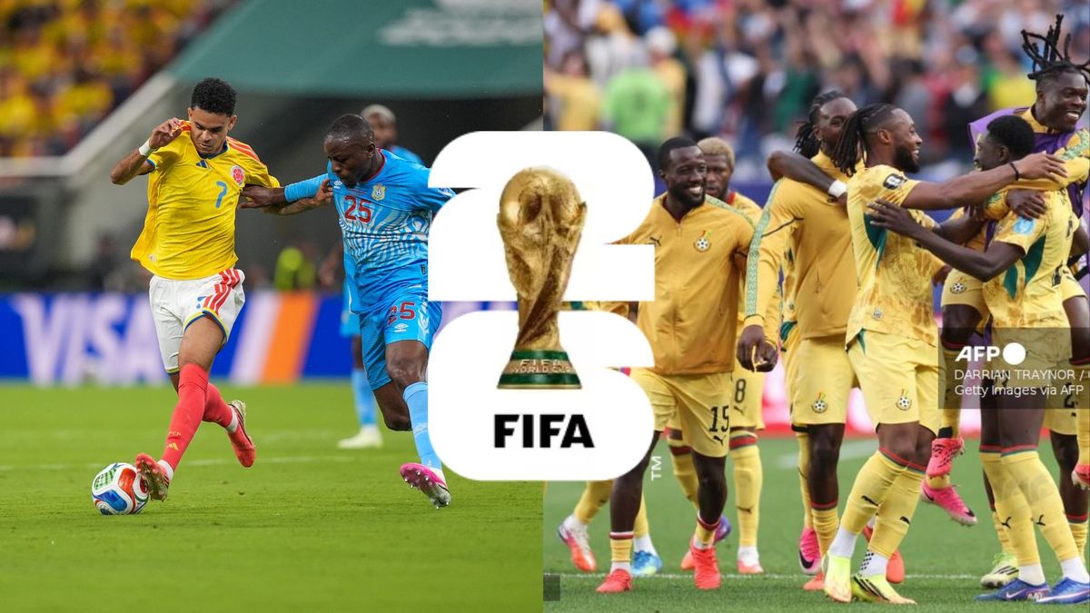 Colombianos y Ghaneses se enfrentarán por primera vez en la historia.