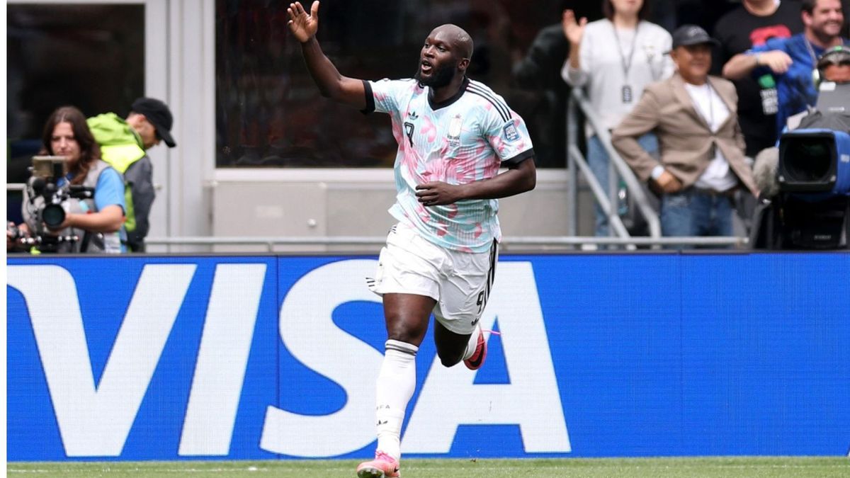 Lukaku fue partícipe de la remontada belga.