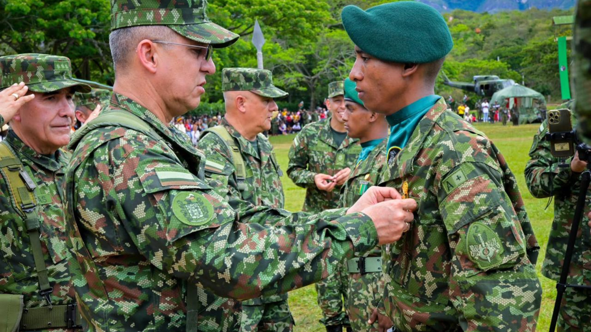 Soldados del Ejército Nacional.