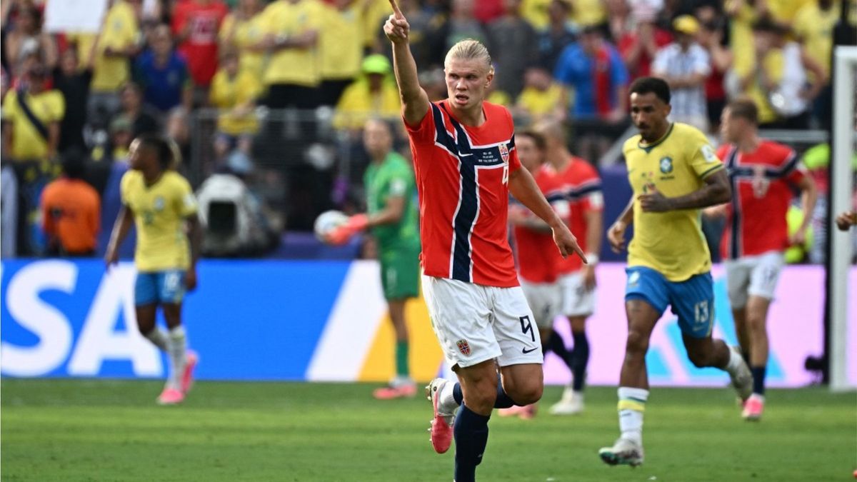 Noruega se clasifica por primera vez a cuartos de final de un mundial: Haaland le va la victoria al equipo bikingo
