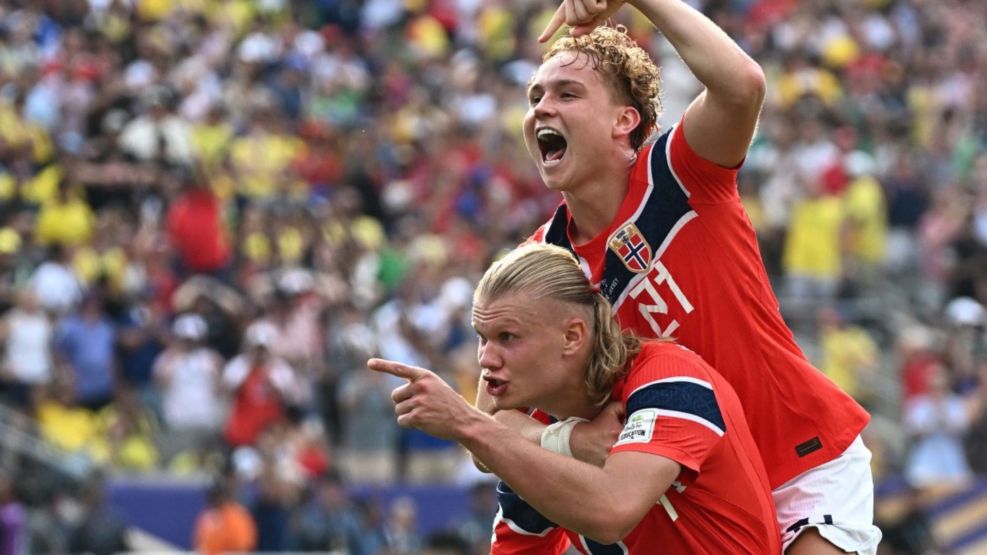Aunque la selección noruega quedó fuera del campeonato, ese encuentro fue la carta de presentación de Haaland ante el mundo.