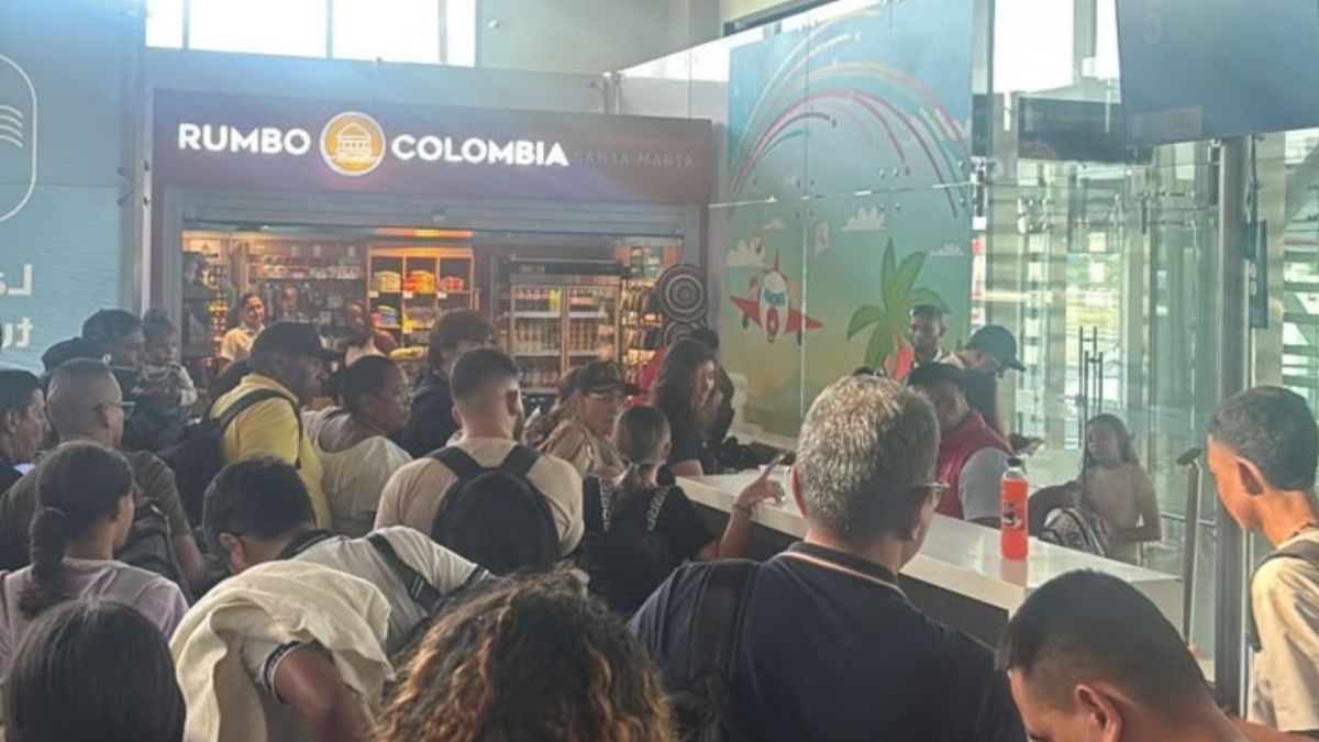 Pasajeros desde aeropuerto de Santa Marta