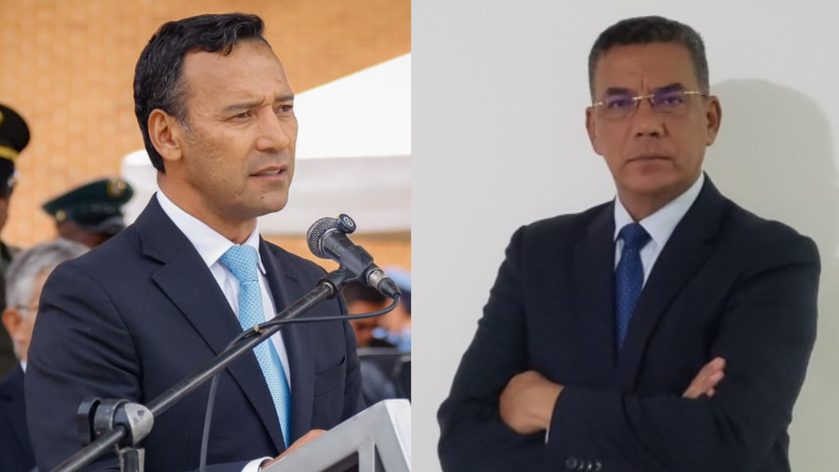 Pedro Sánchez y Jorge Eduardo Mora.
