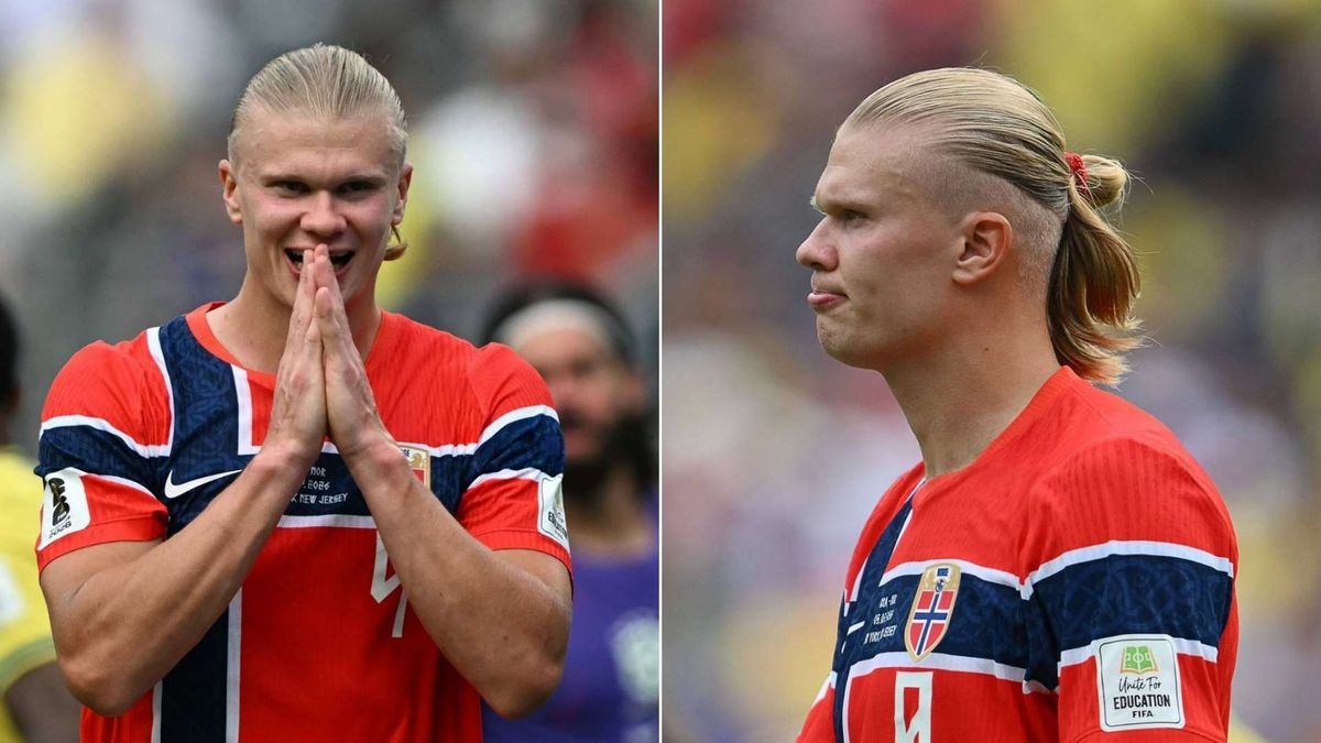 La moña que Erling Haaland utiliza para recoger su cabello se convirtió en parte de su imagen dentro y fuera de las canchas.