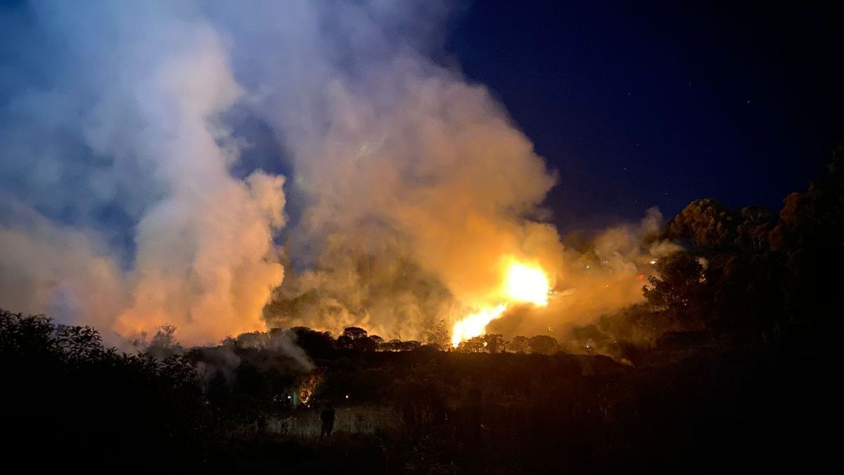 Incendio registrado en el municipio de Soacha, Cundinamarca, ya fue controlado.