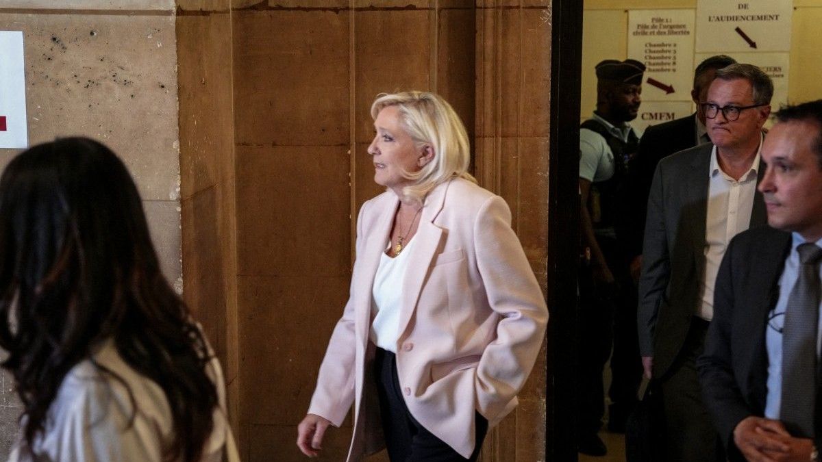 Líder de la extrema derecha de Francia, Marine Le Pen