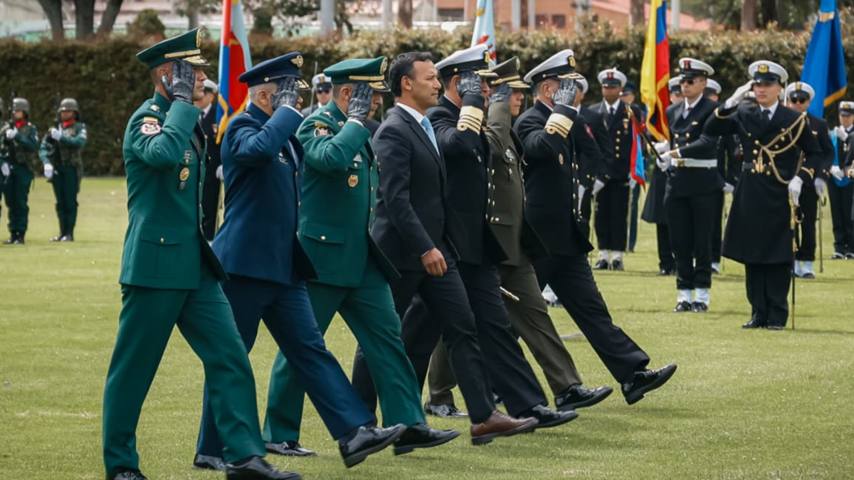 Cúpula militar del Gobierno Petro.