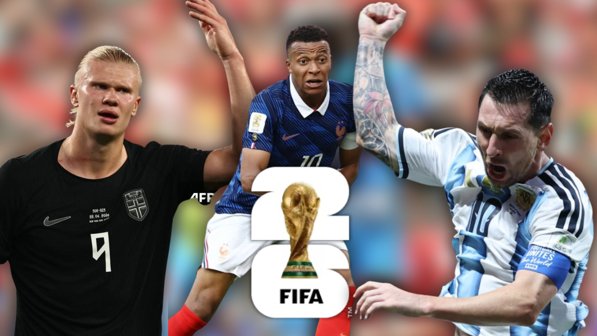 Messi, Haaland y Mbappé son los máximos goleadores del mundial 2026.