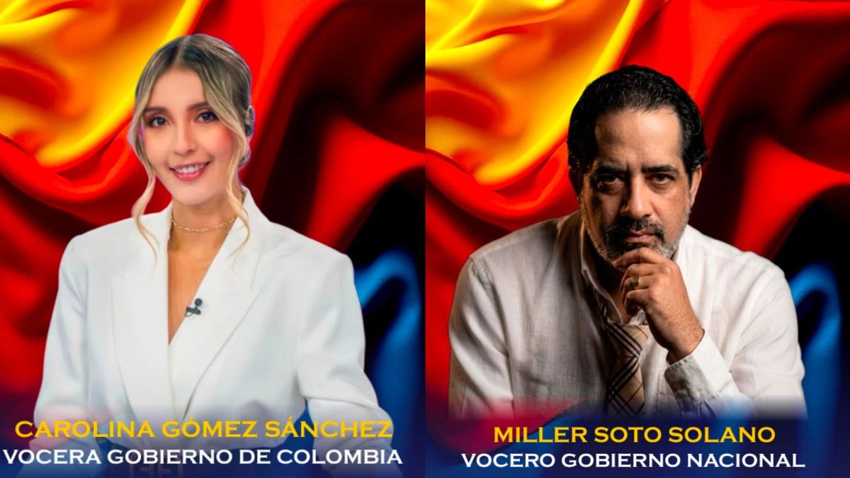 Miller Soto Solano y Carolina Gómez Sánchez. Voceros Gobierno Electo