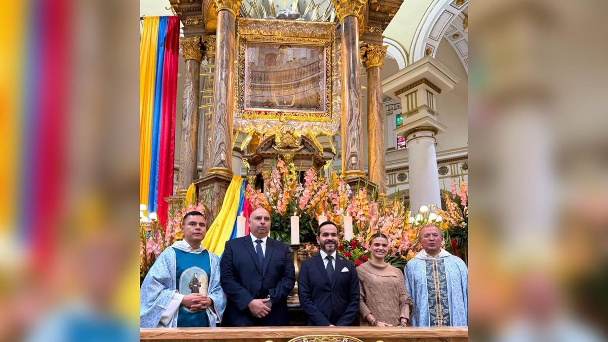 Abelardo de la Espriella visitó Chiquinquirá para cumplir promesa religiosa y reunirse con diplomático