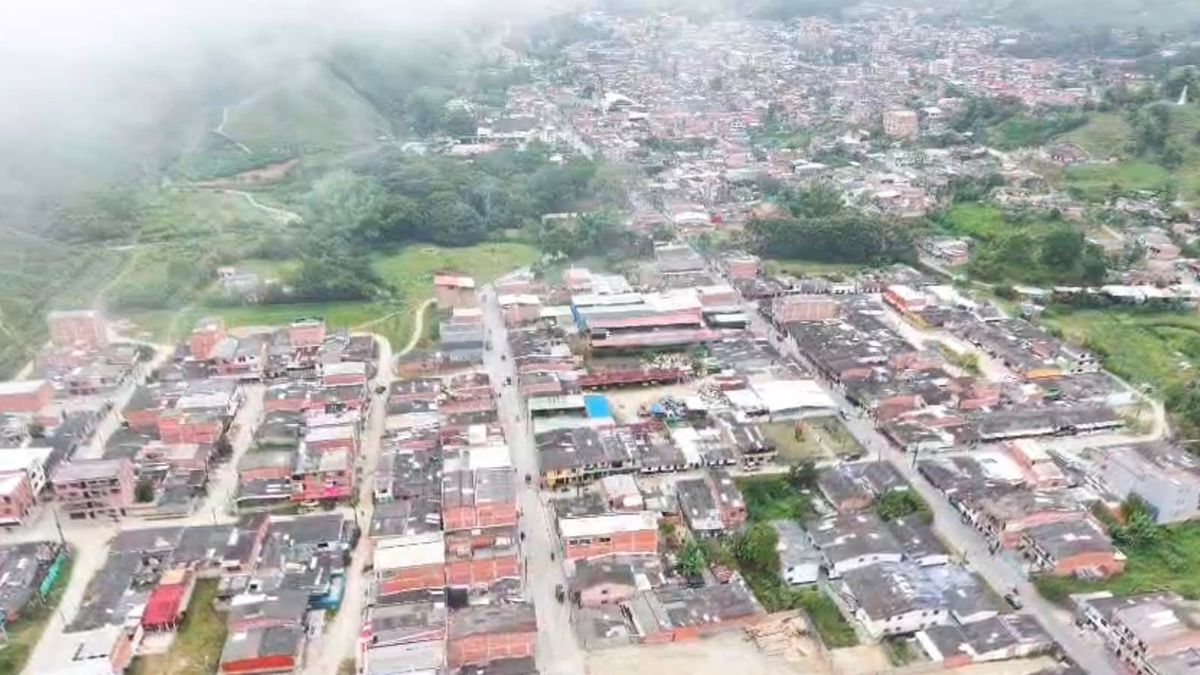 Amalfi Antioquia, toma aérea